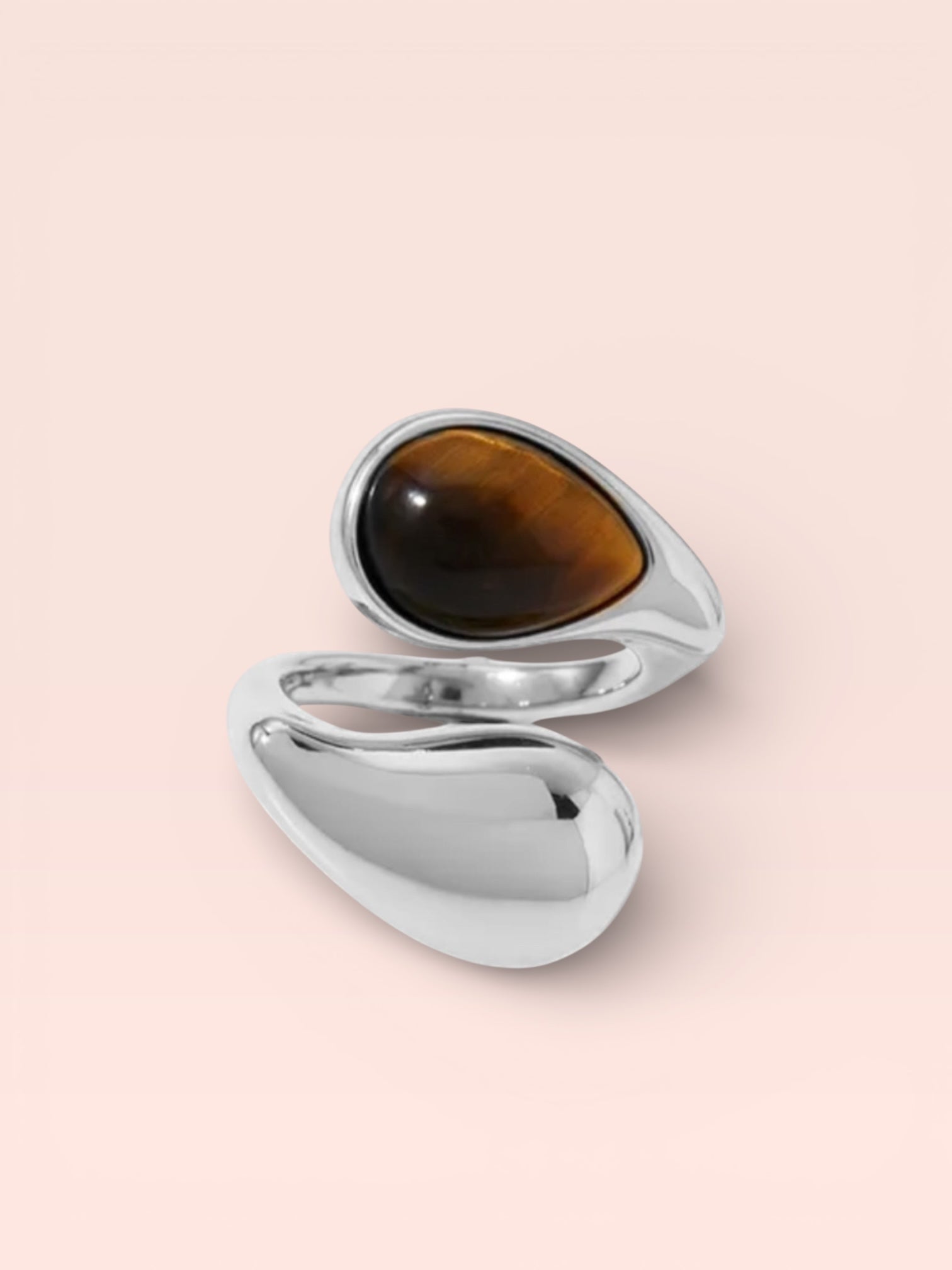 Luna Ring Stainless Steel Adjustable