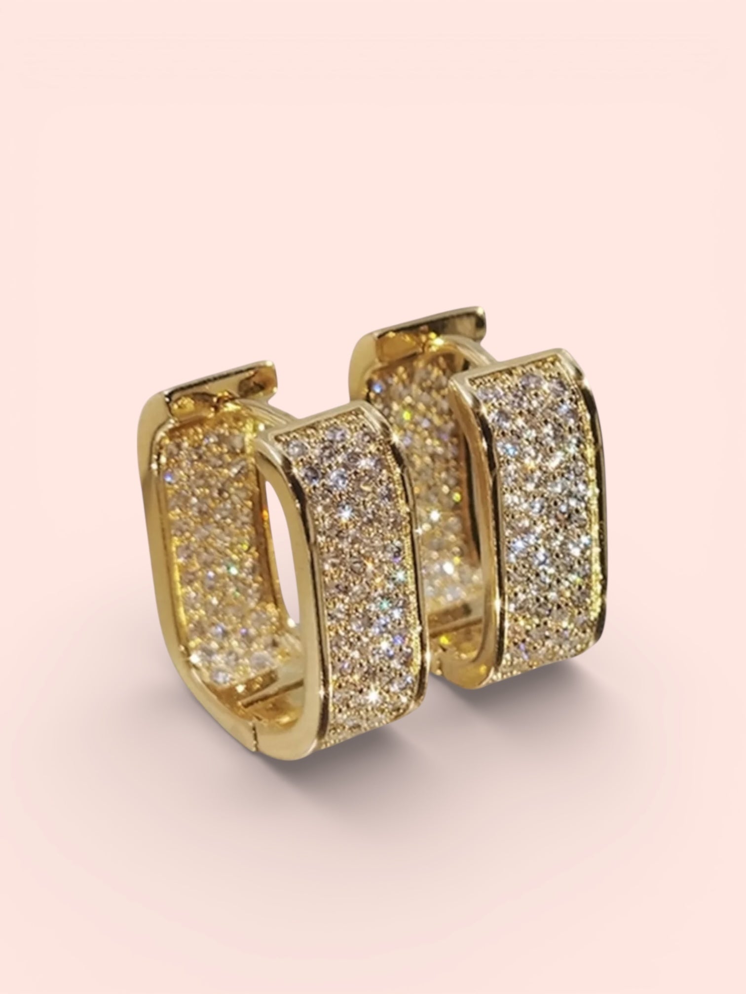 Solea Crystal Hoop Earrings