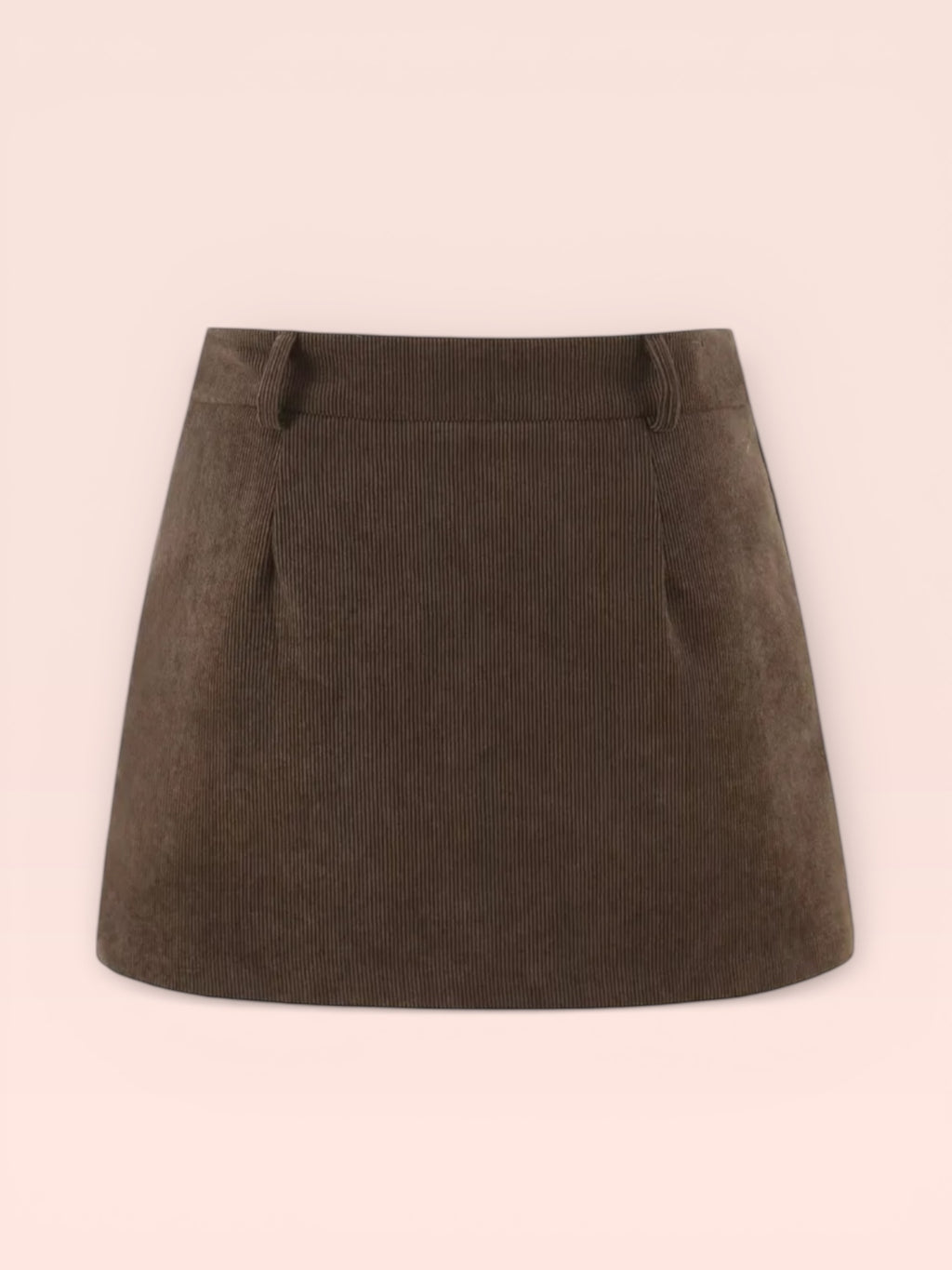 AUTUMN BROWN SKIRT MINI