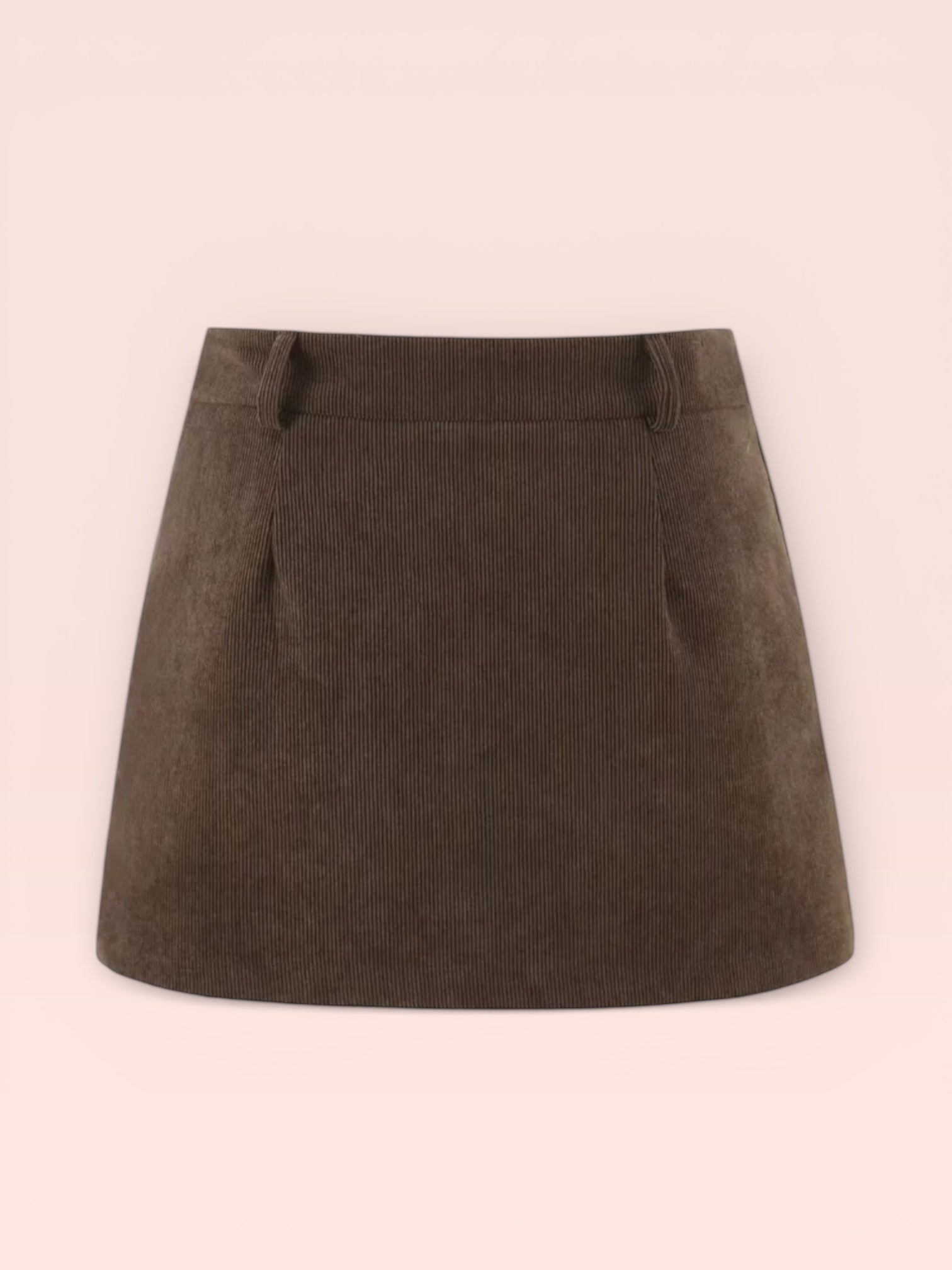 AUTUMN BROWN SKIRT MINI