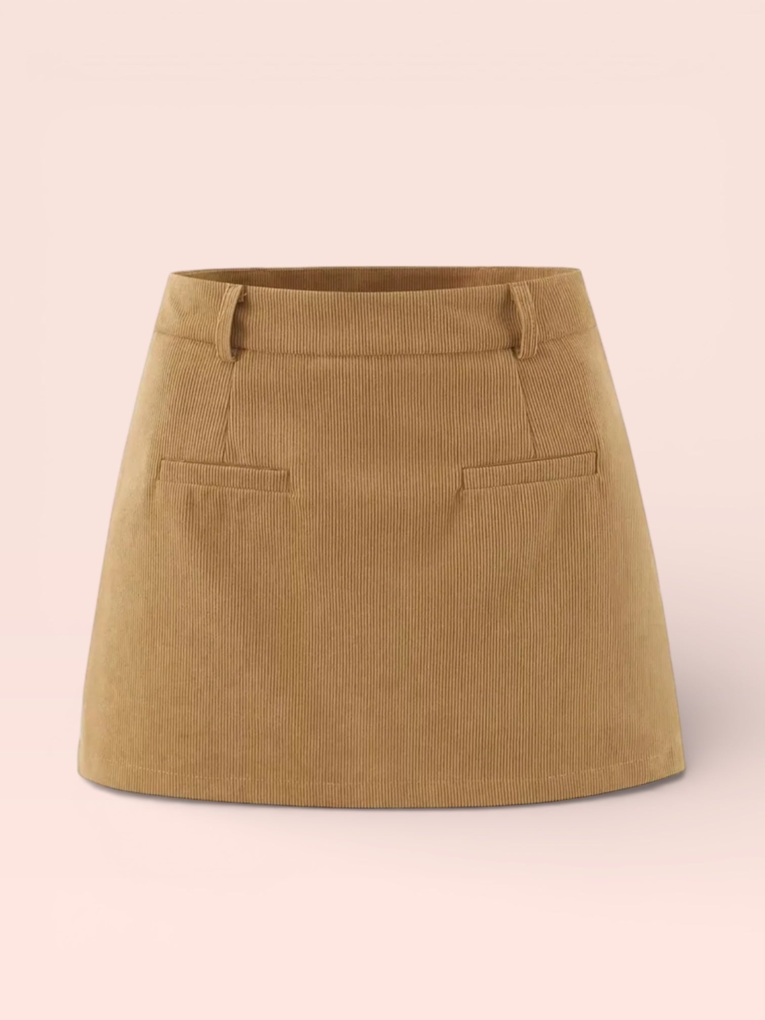 AUTUMN BROWN SKIRT MINI