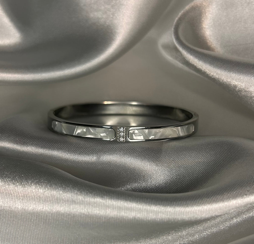 Marble Silver Bracelet