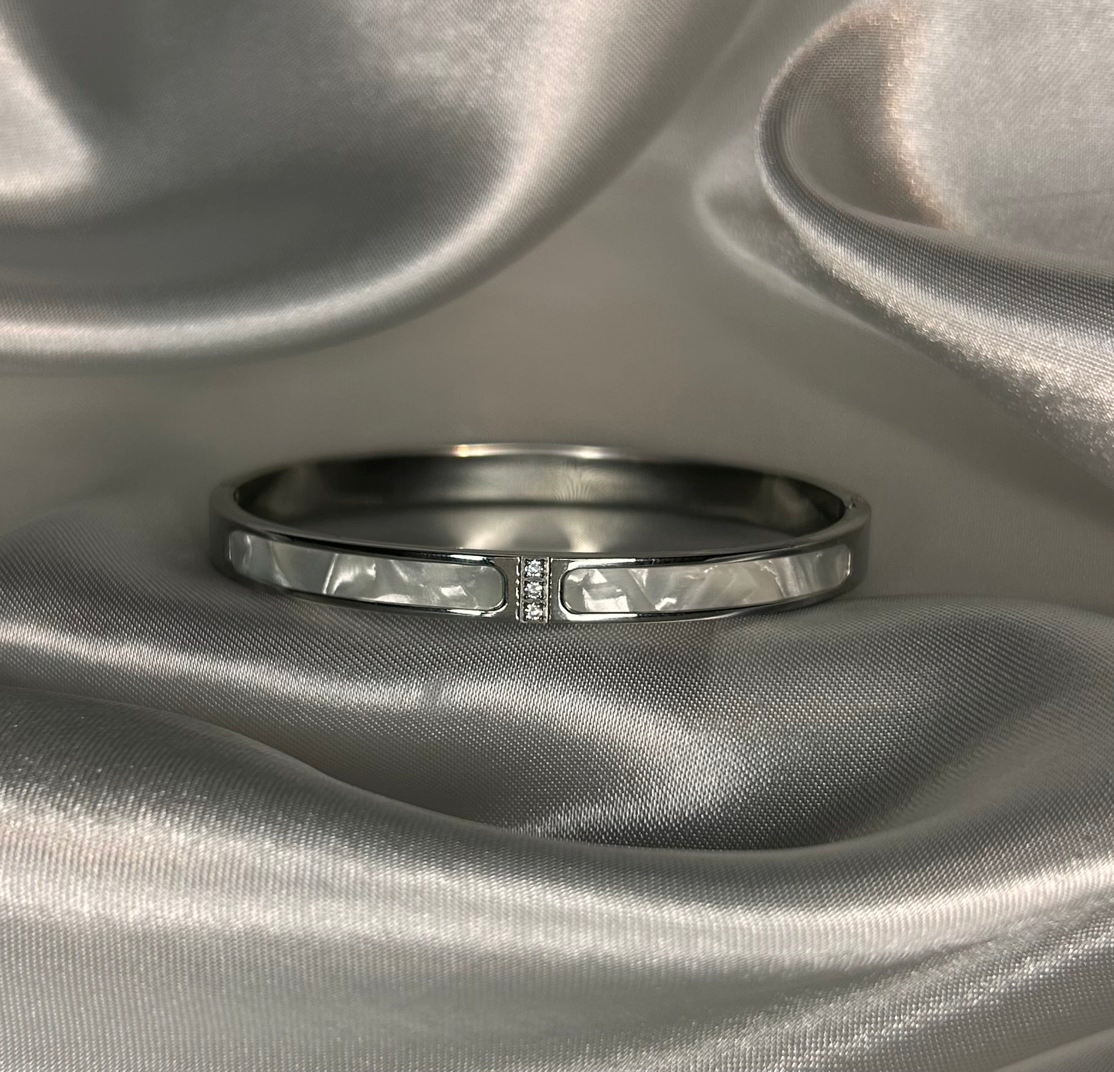 Marble Silver Bracelet